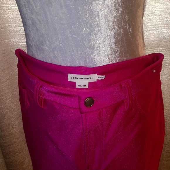 NWT Good American Compression Shine Good Waist Leggings - Picture 3 of 8